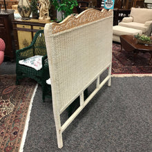 Load image into Gallery viewer, White Wicker Headboard (51x60) Full
