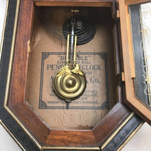 Load image into Gallery viewer, Vintage Y. A. Clock Co. Durable Pendulum Clock (22x12)
