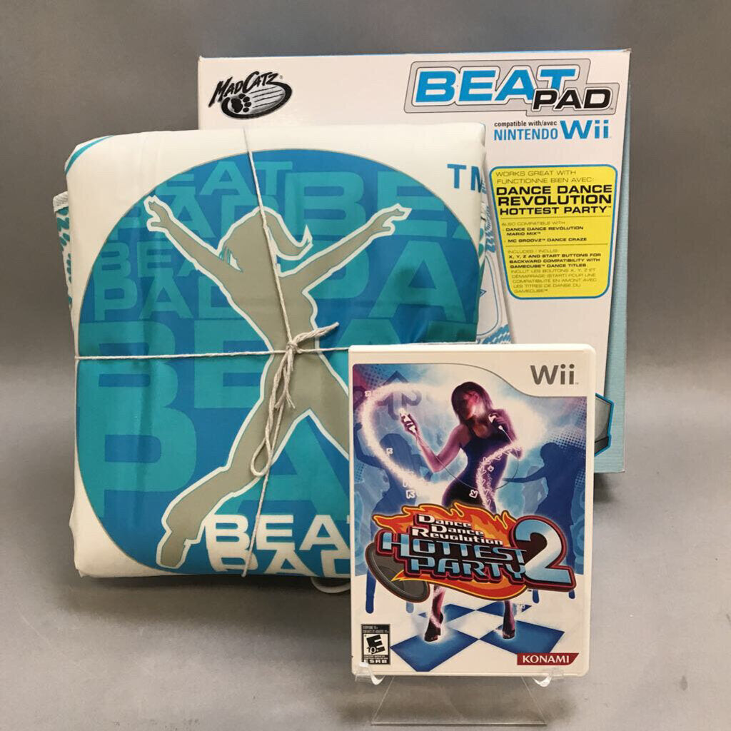 Dance Dance Revolution Hottest Party 2 & 2 BeatPads - Nintendo Wii