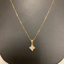 Load image into Gallery viewer, 14K Gold Diamond Pendant on 17&quot; Chain (1.7g)
