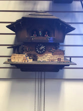 Load image into Gallery viewer, Holzhackerbub&#39;n Marsch Edelweiss Swiss Cuckoo Clock (10x13x8)
