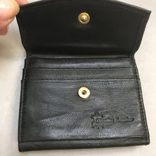 Load image into Gallery viewer, Soft Black Leather Coin &amp; Credit Card Case (3&quot; x 4&quot;)
