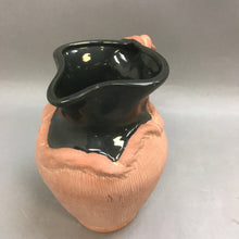 Load image into Gallery viewer, Clay Pottery Pitcher with Glazed Top &amp; Grape Motif (10&quot;)
