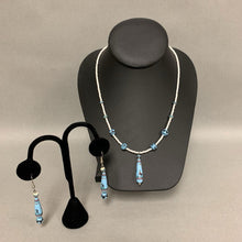 Load image into Gallery viewer, Native American Pottery Beaded Y-Necklace &amp; Earrings Set
