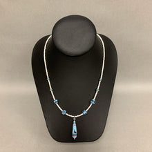 Load image into Gallery viewer, Native American Pottery Beaded Y-Necklace &amp; Earrings Set
