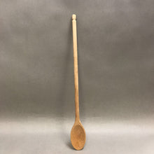 Load image into Gallery viewer, Vintage Long Handle Wood Spoon (19&quot;)
