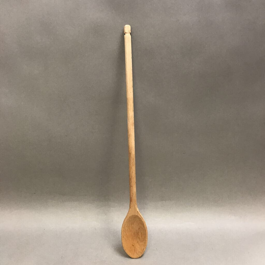 Vintage Long Handle Wood Spoon (19