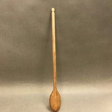 Load image into Gallery viewer, Vintage Long Handle Wood Spoon (19&quot;)
