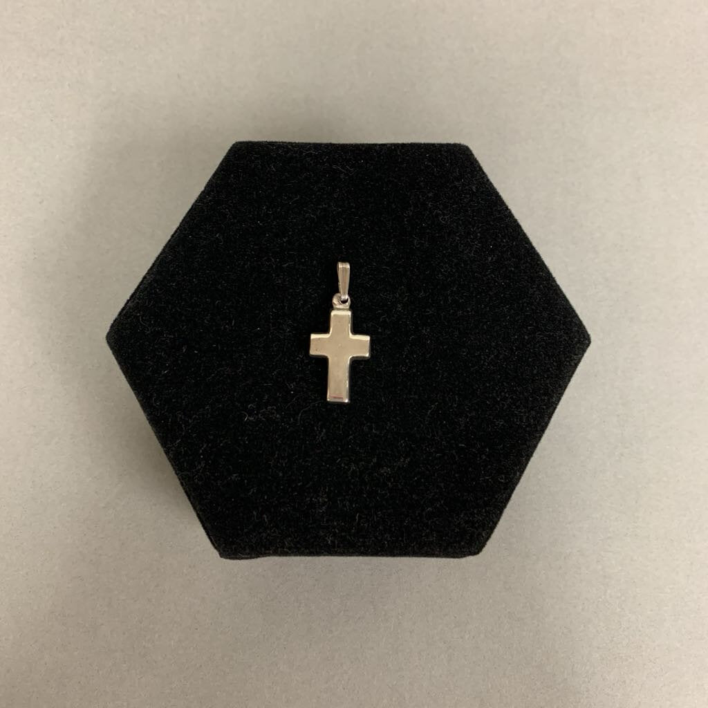 Sterling Cross Pendant (1.25