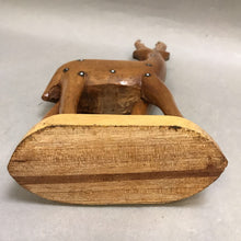 Load image into Gallery viewer, Wooden Deer &amp; Fawn Carving (12&quot;)
