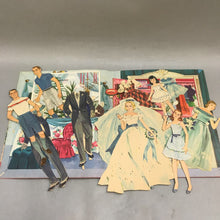 Load image into Gallery viewer, Vintage 1955 Merrill Heavenly Blue Wedding Paper Doll (Set)
