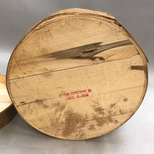 Load image into Gallery viewer, Vintage Round Wooden Hoop Cheese Box (10x11)
