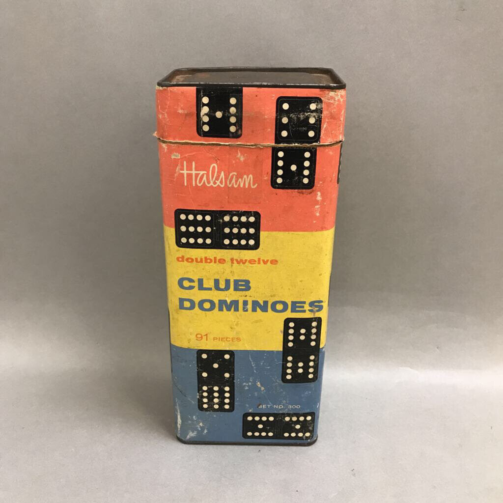 Halsam Double-Twelve Dominoes Set (10x4x3)