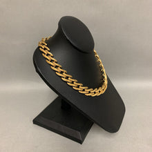 Load image into Gallery viewer, Vintage Monet Textured Goldtone Chunky Flexible Link Necklace (16&quot;)
