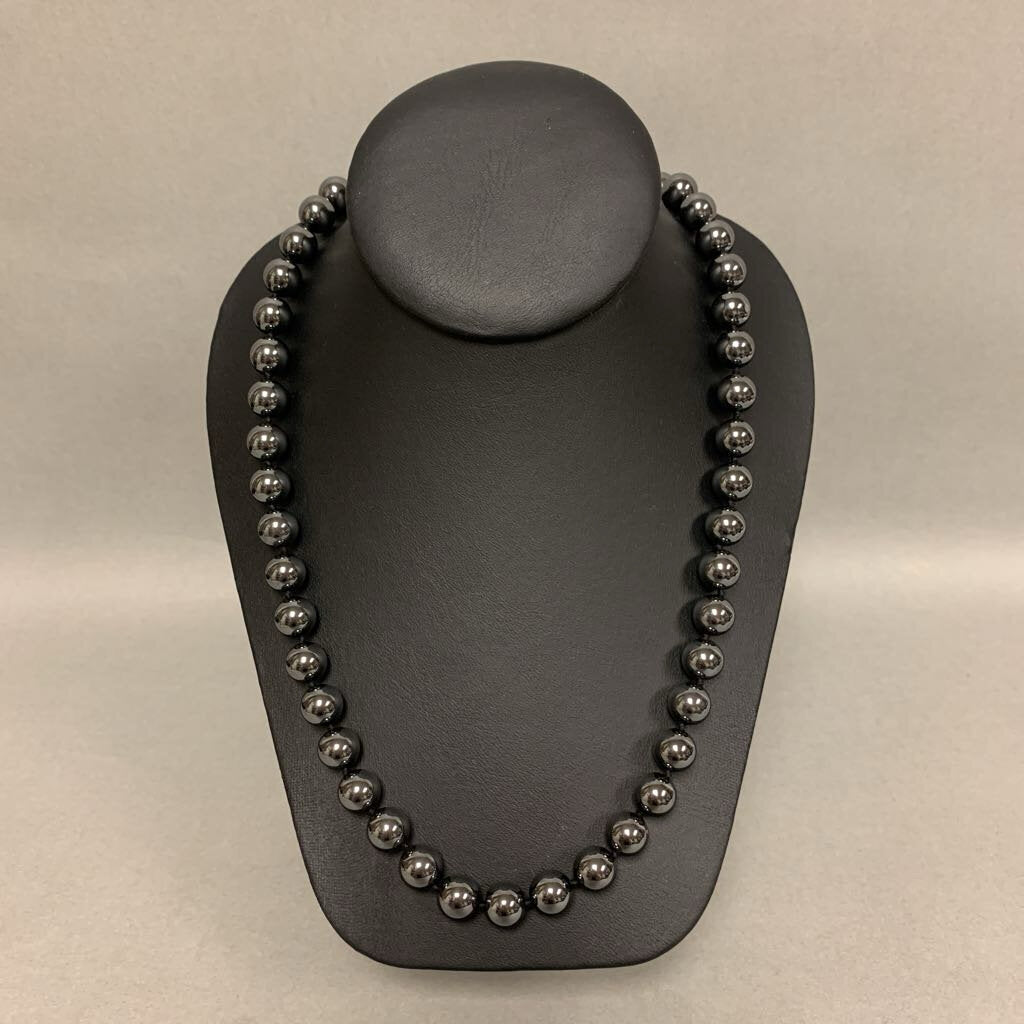 Hematite Beaded Necklace (28