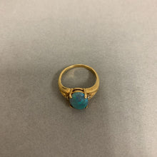 Load image into Gallery viewer, 18K Gold Opal Diamond Ring sz 8 (4.0g) (As-Is: Loose Stone)
