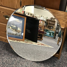 Load image into Gallery viewer, Round Beveled Mirror (~28&quot;)
