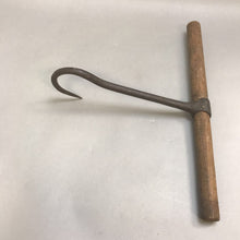 Load image into Gallery viewer, Vintage Meat Hook with Wood Handle (11&quot;)
