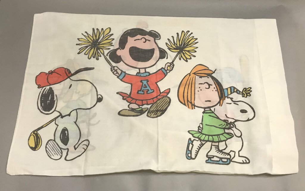 Vintage Charlie Brown Pillow Case (~29x20)