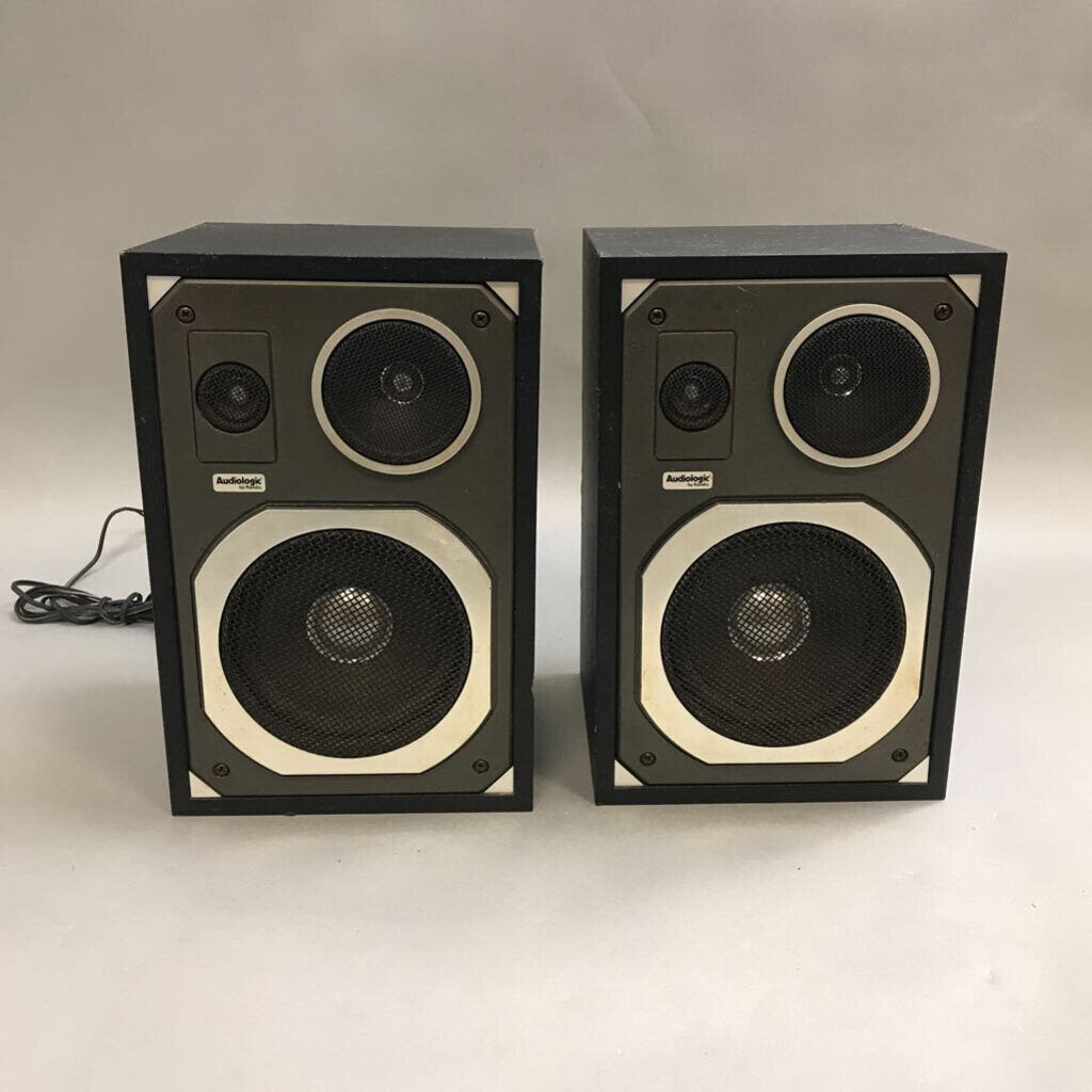 Pair of Audiologic MX-500 3-Way Speakers (10x7x6 each)