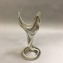 Load image into Gallery viewer, MCM Stretch Swung Murano Glass Vase Smokey Beige (8&quot;)
