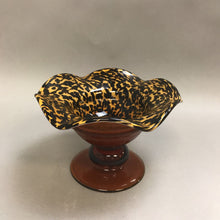 Load image into Gallery viewer, Vintage Murano Art Glass Footed Candy Dish (7.5&quot; x 5&quot;)
