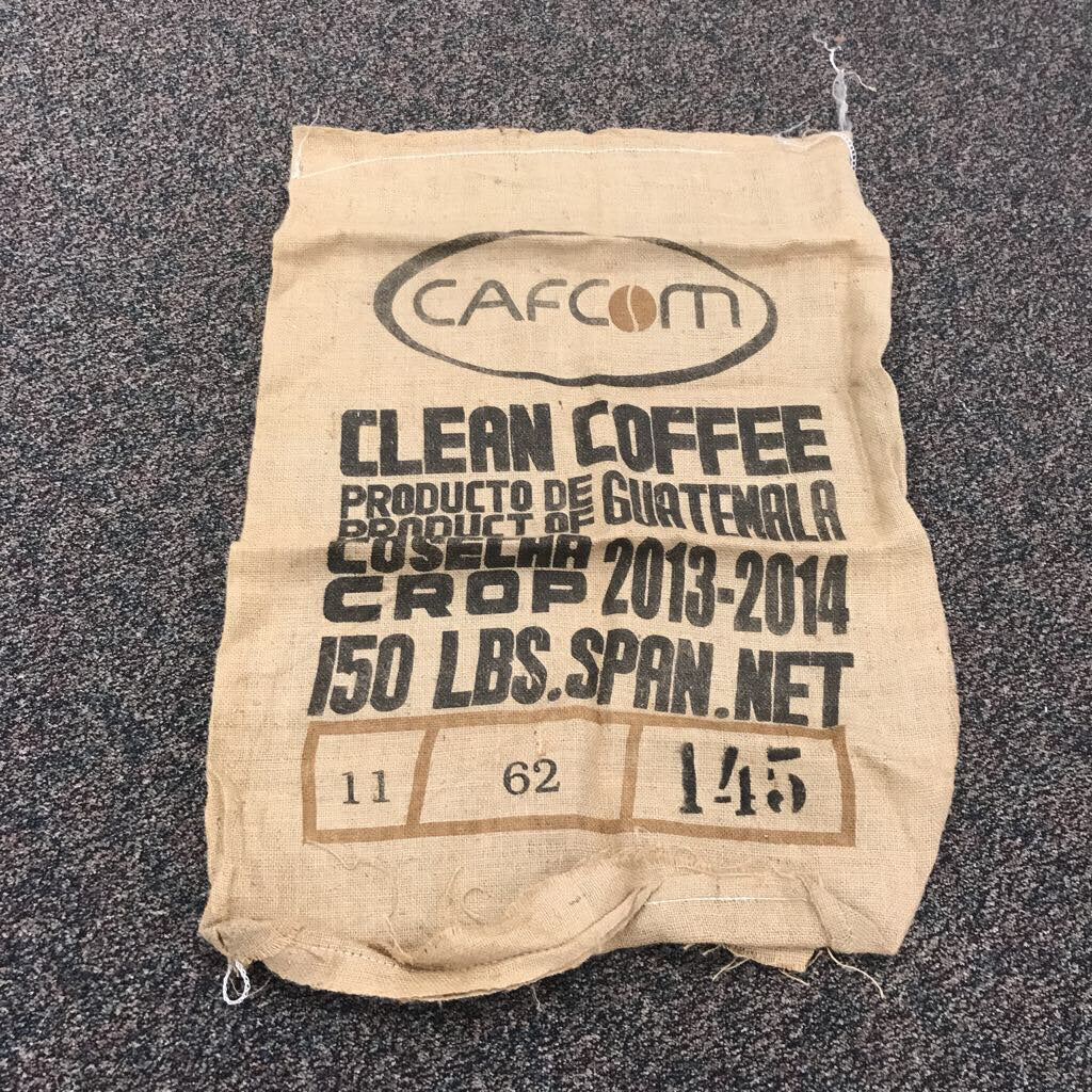 Cafcom Clean Coffee Burlap Bag Guatemala (27