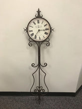 Load image into Gallery viewer, Metal Wall Clock - Cafe des Marguerites (53&quot;)
