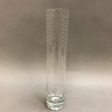 Load image into Gallery viewer, Tall Etched Crystal Floral Vase (10&quot;)
