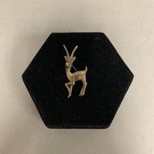 Load image into Gallery viewer, Sterling Gazelle Brooch Pin Made in Mexico (2&quot;)
