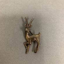 Load image into Gallery viewer, Sterling Gazelle Brooch Pin Made in Mexico (2&quot;)
