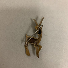 Load image into Gallery viewer, Sterling Gazelle Brooch Pin Made in Mexico (2&quot;)
