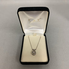 Load image into Gallery viewer, Kay Jewelers Sterling Diamond Pendant on 19&quot; Chain
