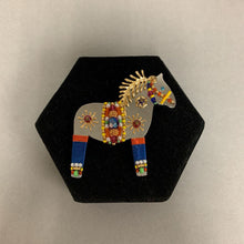 Load image into Gallery viewer, Liztech Jewelry Handcrafted Mustang Sally Horse Brooch Pin (2.5&quot;)
