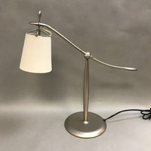 Load image into Gallery viewer, Silver Desk Lamp (20&quot; Tall)
