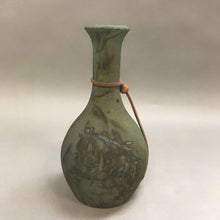 Load image into Gallery viewer, Green Pottery Vase (9&quot;)
