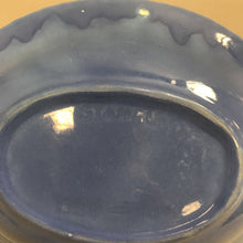 Load image into Gallery viewer, Vintage Stangl Pottery Scalloped Edge Blue Serving Bowl (2x9x7)
