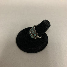 Load image into Gallery viewer, Sterling Turquoise Multi-Stone Ring sz 5 (As-Is)
