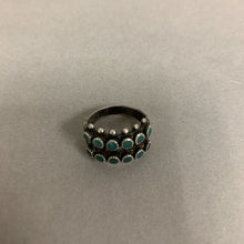 Load image into Gallery viewer, Sterling Turquoise Multi-Stone Ring sz 5 (As-Is)
