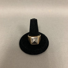 Load image into Gallery viewer, 10K Gold White Topaz Ring sz 10 (5.0g)
