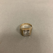 Load image into Gallery viewer, 10K Gold White Topaz Ring sz 10 (5.0g)
