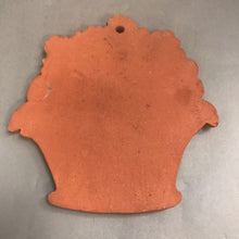 Load image into Gallery viewer, Terra Cotta Wall Hanging Flower Basket (9&quot;)
