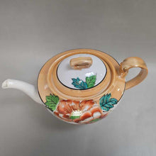 Load image into Gallery viewer, Japanese Lusterware Teapot w/ Underplate (~7.5&quot;)
