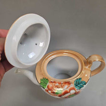 Load image into Gallery viewer, Japanese Lusterware Teapot w/ Underplate (~7.5&quot;)
