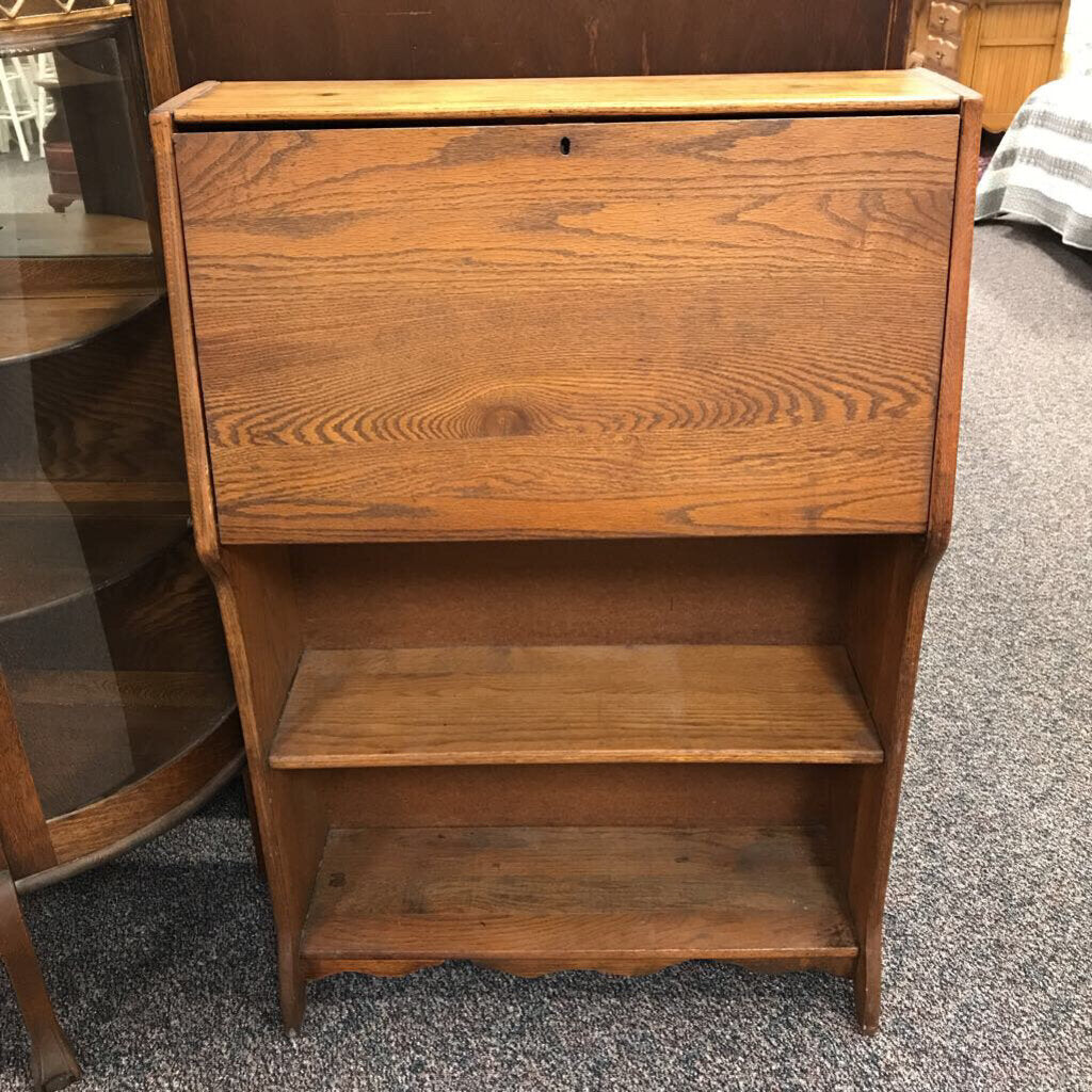 Oak Fliptop Desk AS IS (44x30x12)