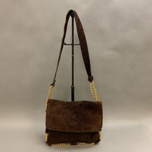 Load image into Gallery viewer, Vintage Bobbi Jerome Brown Leather Chain Detail Purse (9x11&quot;)
