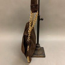 Load image into Gallery viewer, Vintage Bobbi Jerome Brown Leather Chain Detail Purse (9x11&quot;)
