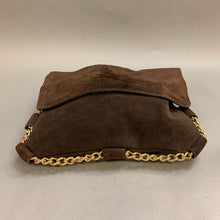 Load image into Gallery viewer, Vintage Bobbi Jerome Brown Leather Chain Detail Purse (9x11&quot;)
