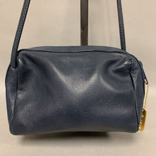 Load image into Gallery viewer, Vintage Marshall Fields Navy Leather Crossbody Purse (5x7x2&quot;)
