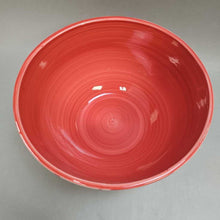 Load image into Gallery viewer, 222 Fifths Red &amp; White Mixing Bowl (5x9x9)
